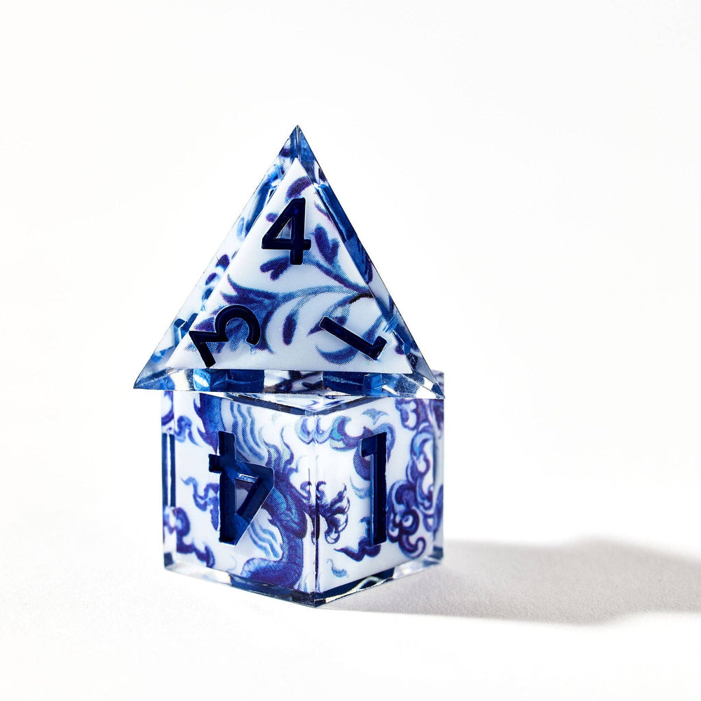 Qinghua Iconic 7-Piece Dice Set