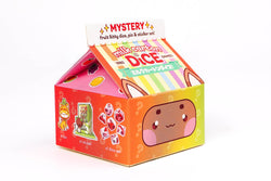 Milk Carton Mystery Dice 12 Pack Different Fruit Kawaii Cats