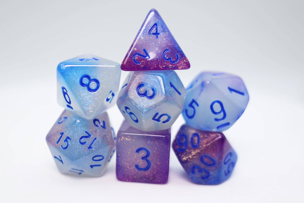 Glow in the Dark - Glowing Memory RPG Dice Set