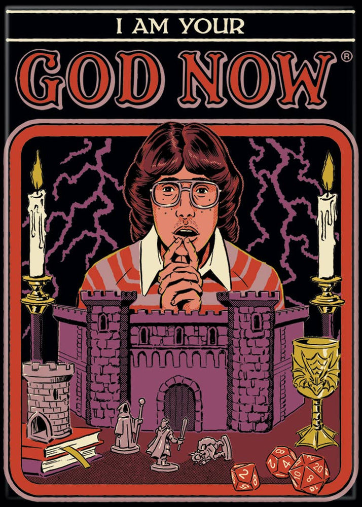 Steven Rhodes I am Your God Now Magnet