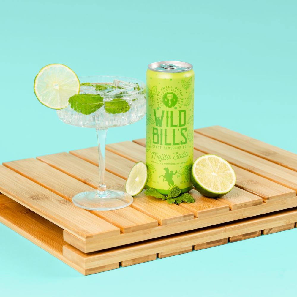 Wild Bill's - Mojito Mocktail: Premium Cane Sugar Soda