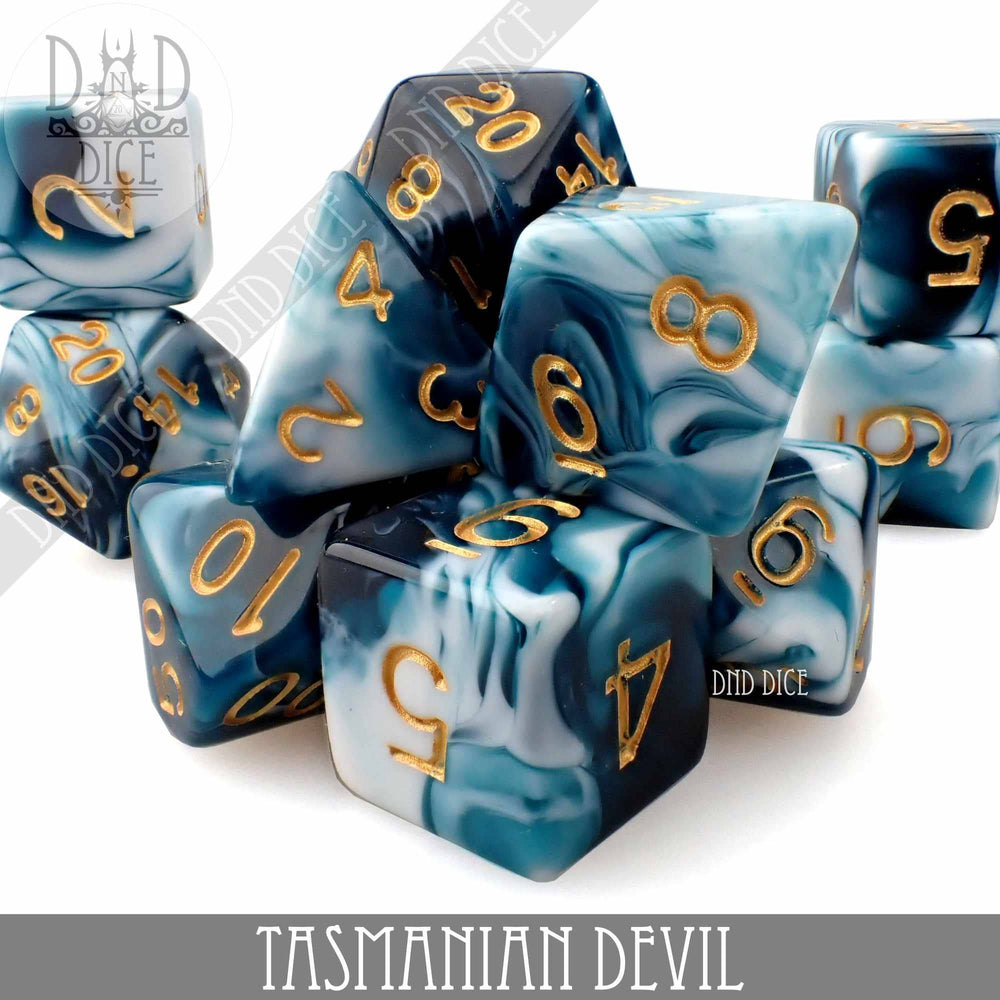 Tasmanian Devil 7 Dice Set
