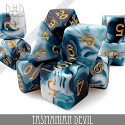 Tasmanian Devil 7 Dice Set