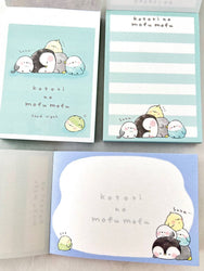 212233 Birds kotori no mufu mofu Mini Notepad-10