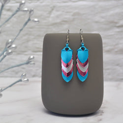 Transgender Pride - Chevron Earring