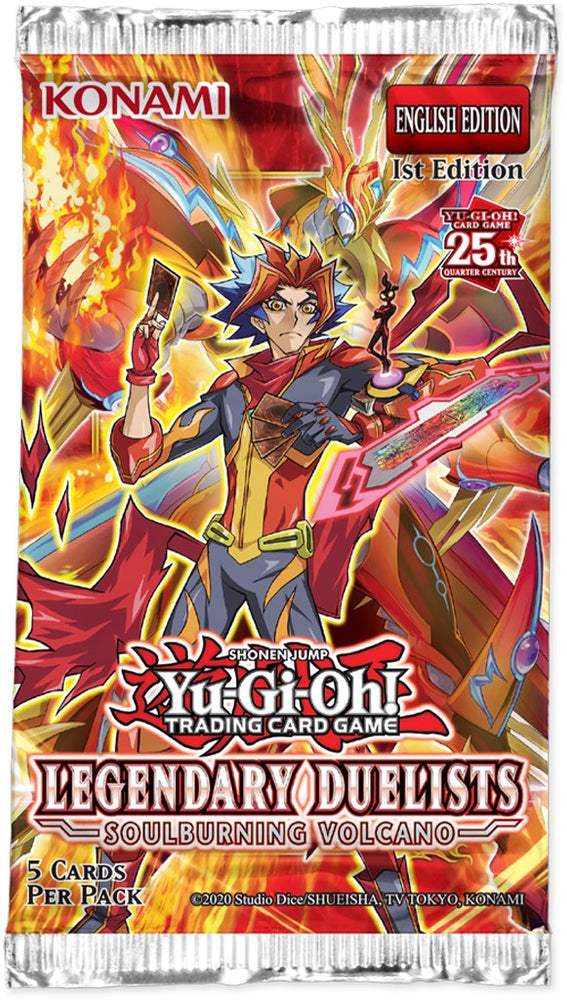 Yu-Gi-Oh! - Legendary Duelists: Soulburning Volcano Booster Pack (1st Edition)