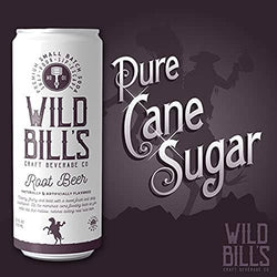 Wild Bill's - Root Beer: Premium Cane Sugar Soda