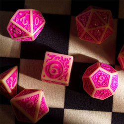 Fuscia Depths RPG Dice Set