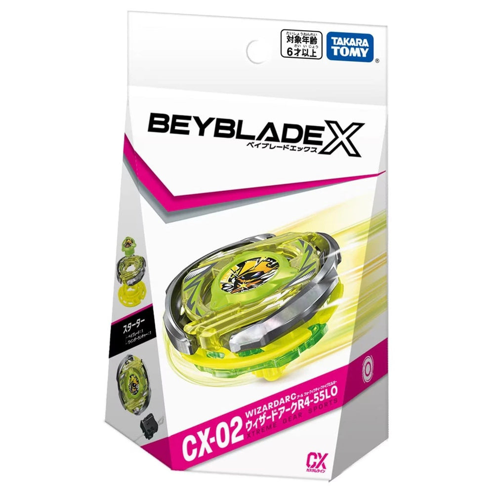 Takara Tomy Beyblade X CX-02 Starter WizardArc R4-55LO