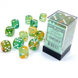 Chessex 16mm d6 (12) Luminary Nebula - Spring/White