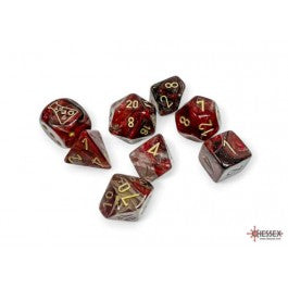 Chessex 7-Die Set Borealis - Cosmos/Gold