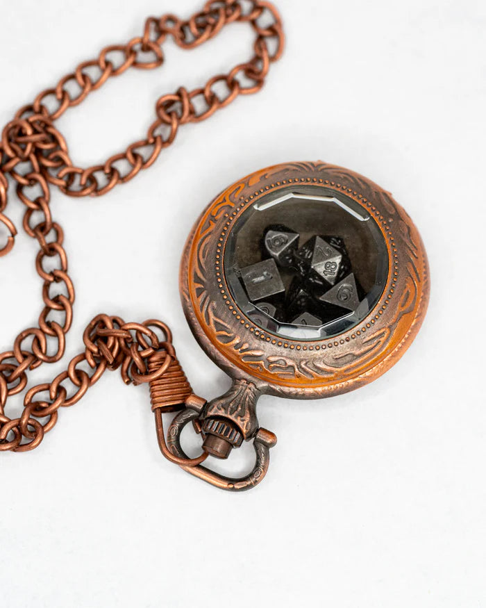 Grit in the Gears Pocket Watch Dice Set
