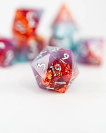Amorentia | 7 Piece Sharp Edge Dice Set