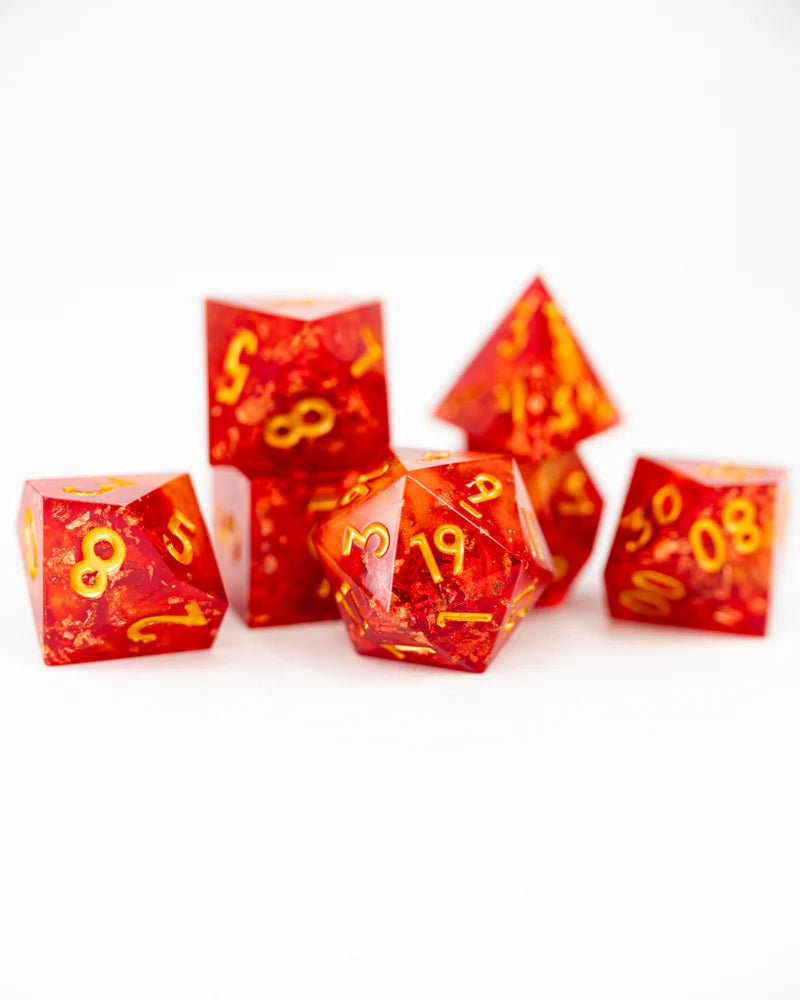 Kilnfire | 7 Piece Sharp Edge Dice Set