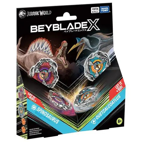 Beyblade X: Jurassic World Top & Launcher - Spinosaurus/Quetzalcoatlus