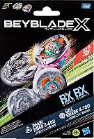 Beyblade X: 2-Pack - Pearl/Gill