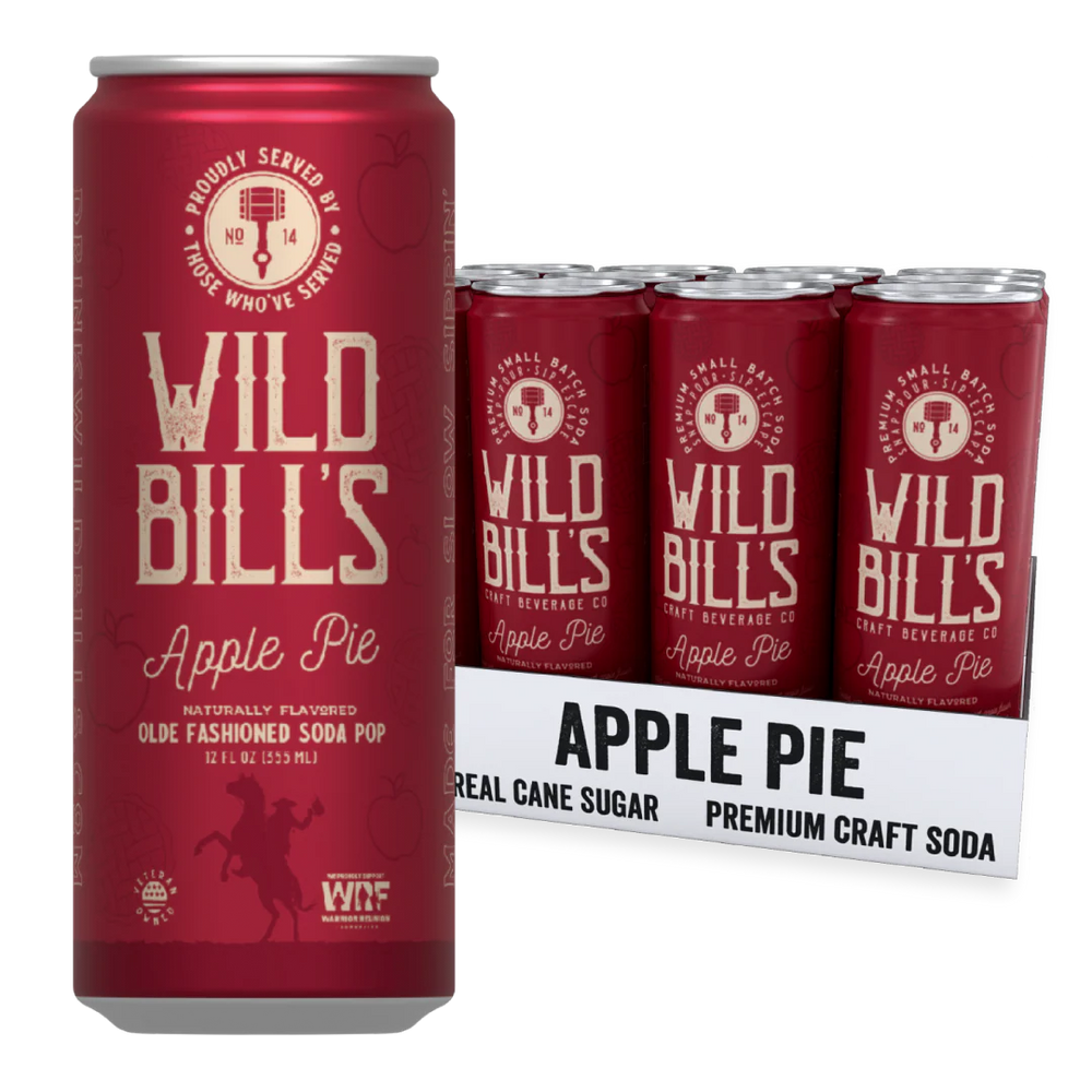 Wild Bill's - Apple Pie: Premium Cane Sugar Soda