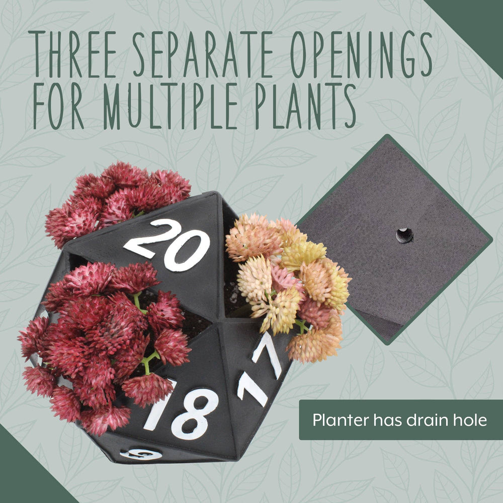 Esterno 20-Sided Dice Planter Pot