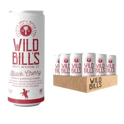 Wild Bill's - Black Cherry: Premium Cane Sugar Soda