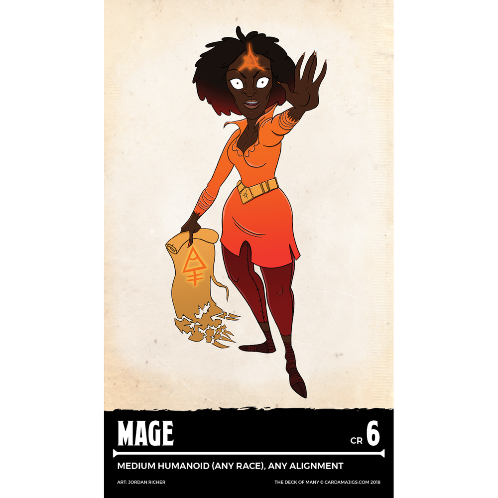 The Deck of Many NPCs - 5e D&D 2014 (Reference Cards)