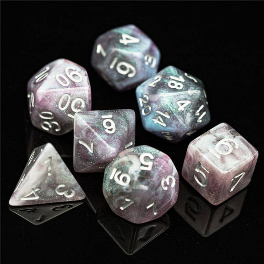 Aurora Borealis RPG Dice Set