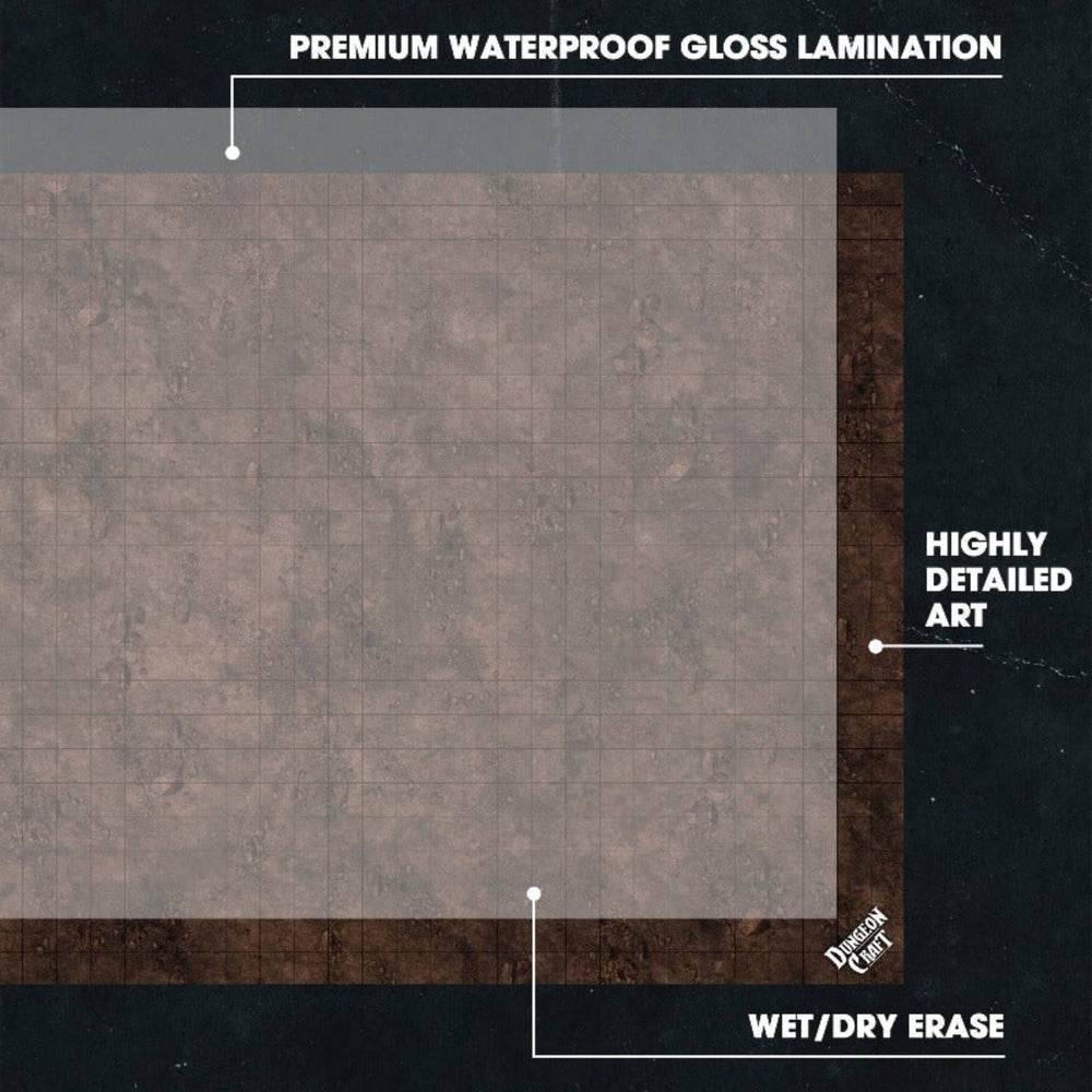 BattleMap – Turned Earth Battle Map for DnD