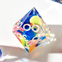 Color Spray 7-Piece Polyhedral Dice Set