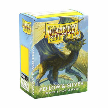 Dragon Shield Standard Dual Matte — Yellow and Silver
