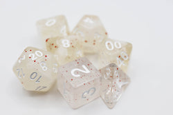 Blossom Snowfall Dice RPG Dice Set
