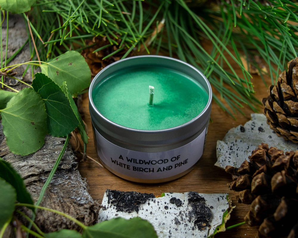 White Forest Gaming Candle: 8oz