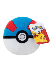 Pokemon Poke Ball Plush Assortment in 6pc Display