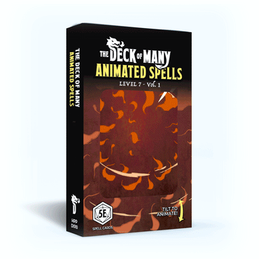 Animated Spells: Level 7 - 5e 2014 D&D (Reference Cards)