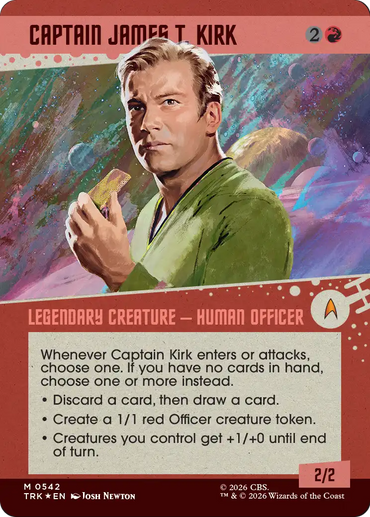 Captain James T. Kirk (Showcase) (Surge Foil) [Star Trek]