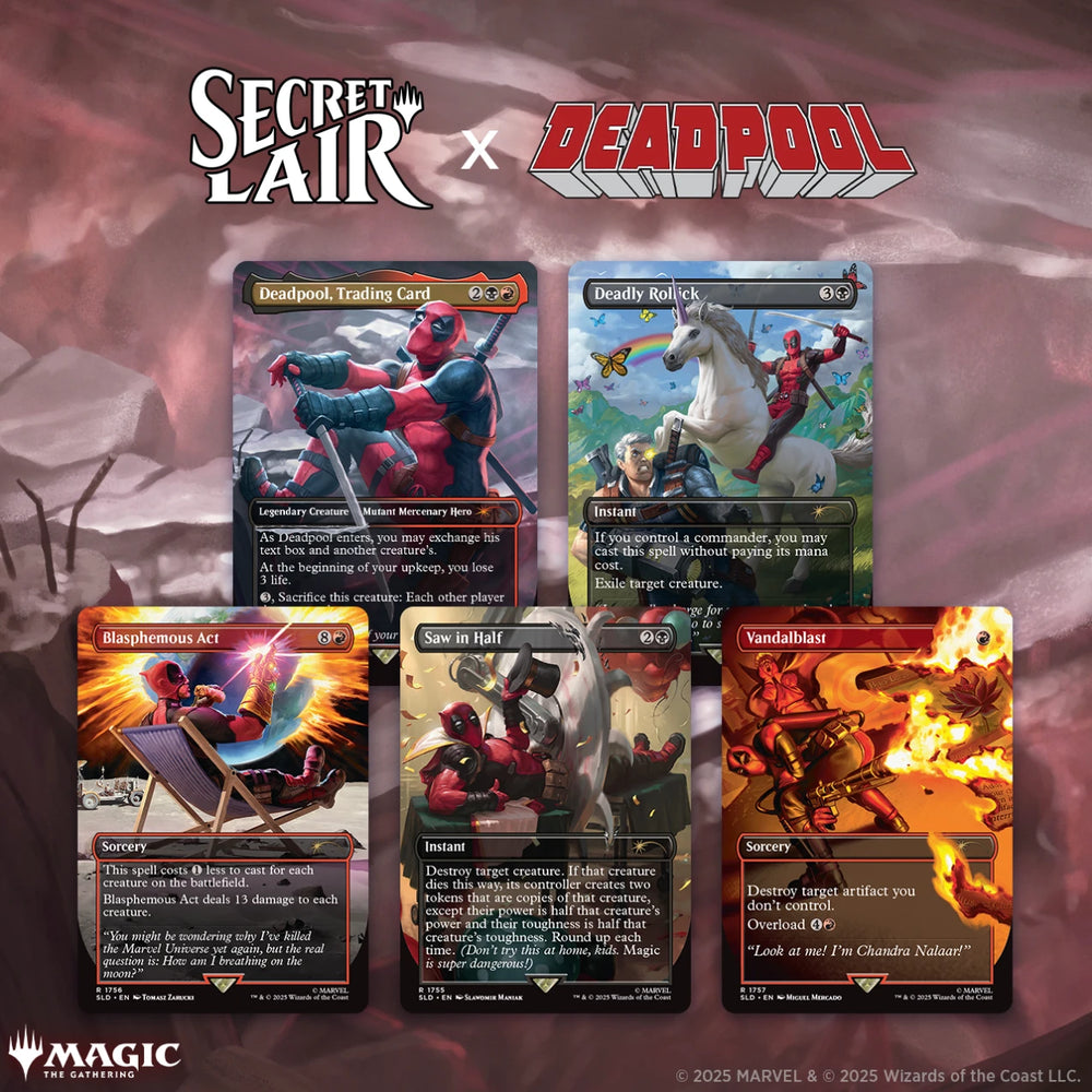 Secret Lair Drop: Secret Lair x Marvel's Deadpool: April Pool's Day! - Non-Foil Edition - Secret Lair Drop Series (SLD)