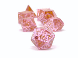 Holiday Orc Mystery Gemstone or Glass Dice Set with Premium Holiday Book Tin: Single