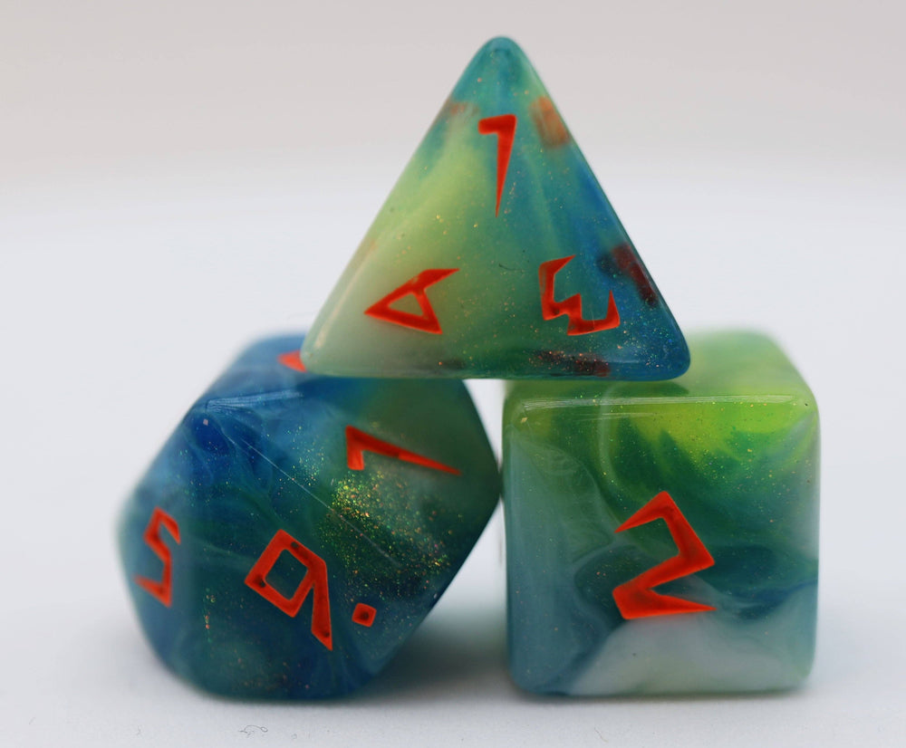 Scratched Clouds RPG Dice Set