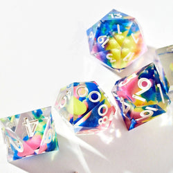 Color Spray 7-Piece Polyhedral Dice Set