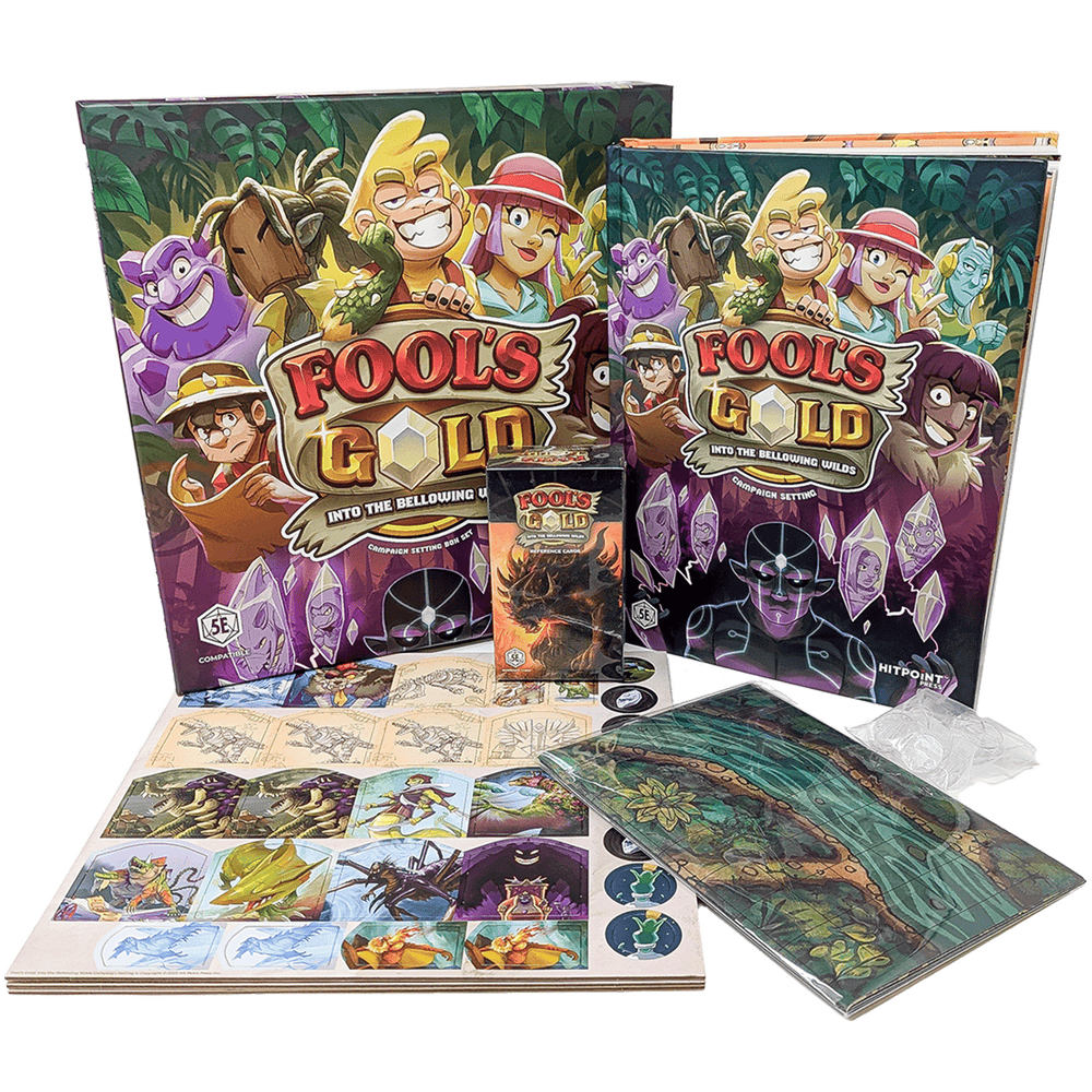 Fool's Gold: Into the Bellowing Wilds Campaign Setting - 5e D&D (Box Set)