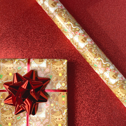 Gingerbread Cuties - Christmas Holiday Wrapping Paper