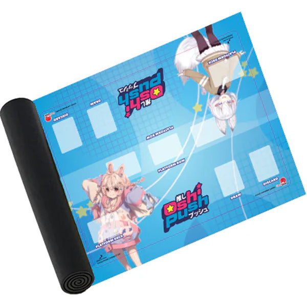 Oshi Push TCG 2 Player Playmat - Tenma & Pippa