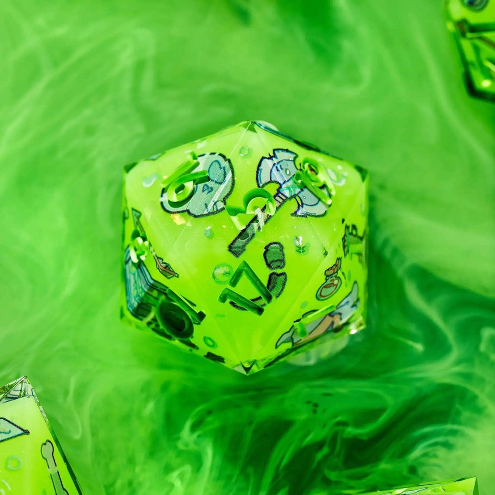 Death By Ooze 7-Piece Iconic Dice Set