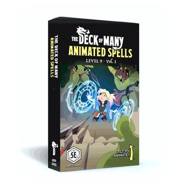 Animated Spells: Level 9 - 5e 2014 D&D (Reference Cards)
