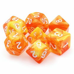 Lemon Sorbet RPG Dice Set