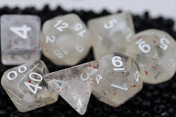 Blossom Snowfall Dice RPG Dice Set
