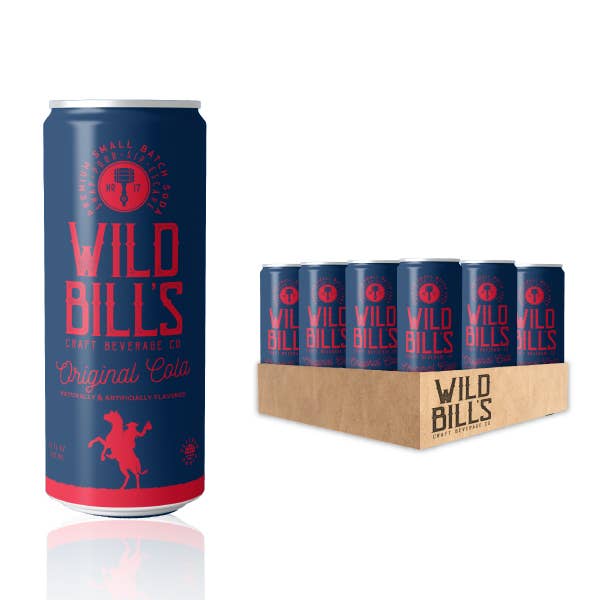 Wild Bill's - Original Cola: Premium Cane Sugar Soda