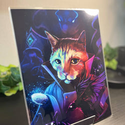 Wizard Cat Prints: 8.5 x 11" Print