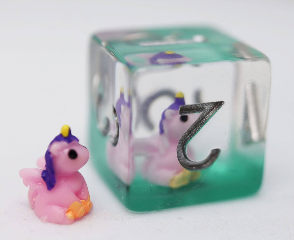 Enchanting Unicorn RPG Dice Set