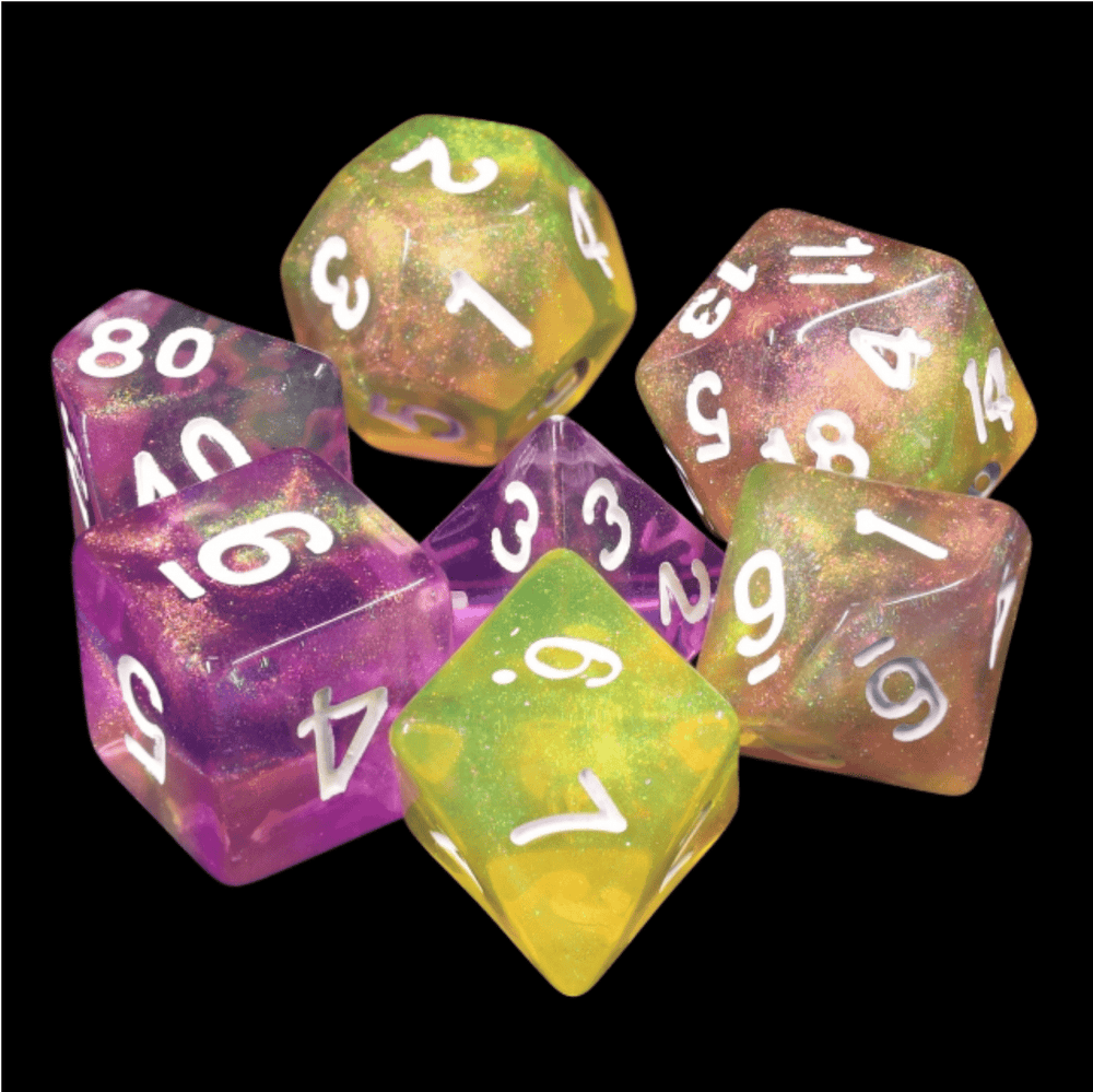 Lemon Jelly RPG Dice Set