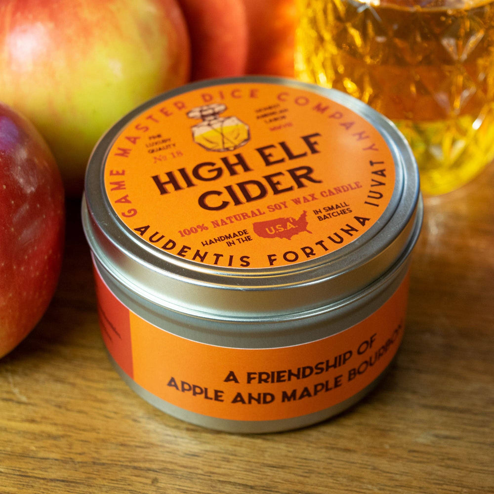 High Elf Cider Gaming Candle: 8oz