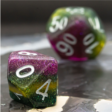 Poison Swamp RPG Dice Set